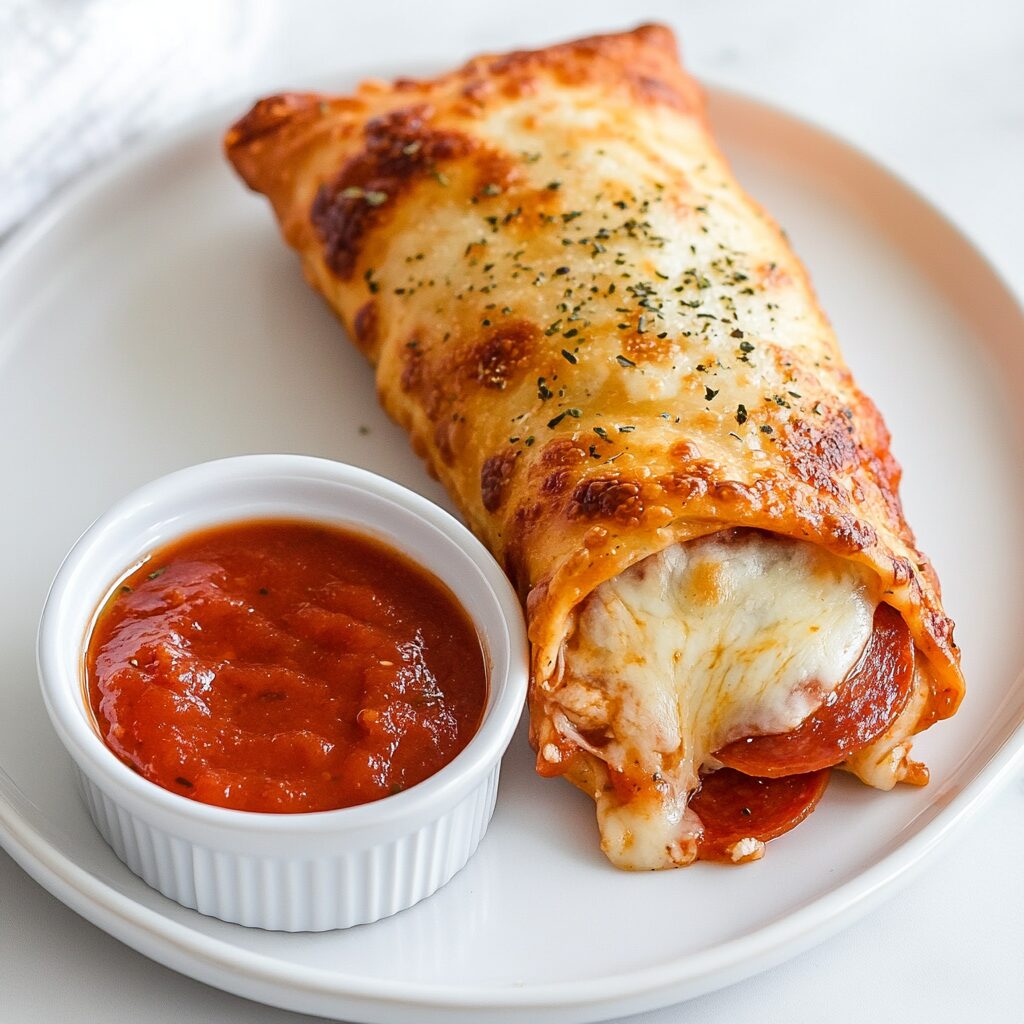 Peperoni Pizza Egg Rolls
